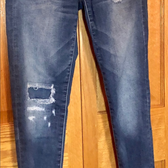 Am Eagle Super Stretch Jegging Sz 4 Reg Distressed - Picture 5 of 7